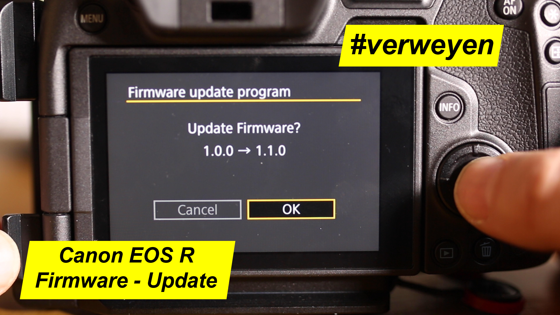 Eos R Firmware 1.8 , EOS R – AINZ